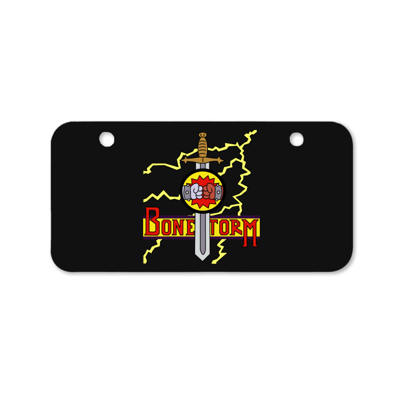 Bonestorm Clear Bicycle License Plate | Artistshot