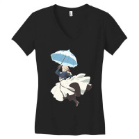 Violet Evergarden Parasol Minimalist Art Classic Women's V-neck T-shirt | Artistshot