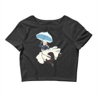 Violet Evergarden Parasol Minimalist Art Classic Crop Top | Artistshot