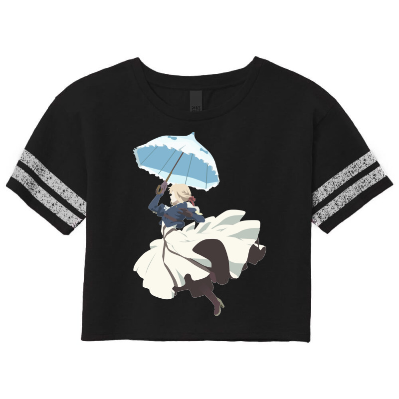 Violet Evergarden Parasol Minimalist Art Classic Scorecard Crop Tee by cm-arts | Artistshot