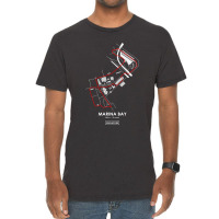 Marina Bay - Singapore Track Map 2.0 Red Vintage T-shirt | Artistshot