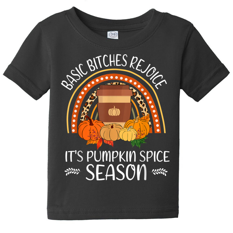 Its Pumpkin Spice Season Halloween Costume Rainbow Leopard Baby Tee by Prestige | Artistshot