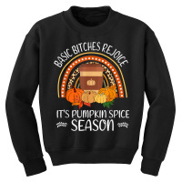 Its Pumpkin Spice Season Halloween Costume Rainbow Leopard Youth Sweatshirt | Artistshot