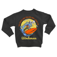 Windansea Skeleton Surfer Toddler Sweatshirt | Artistshot