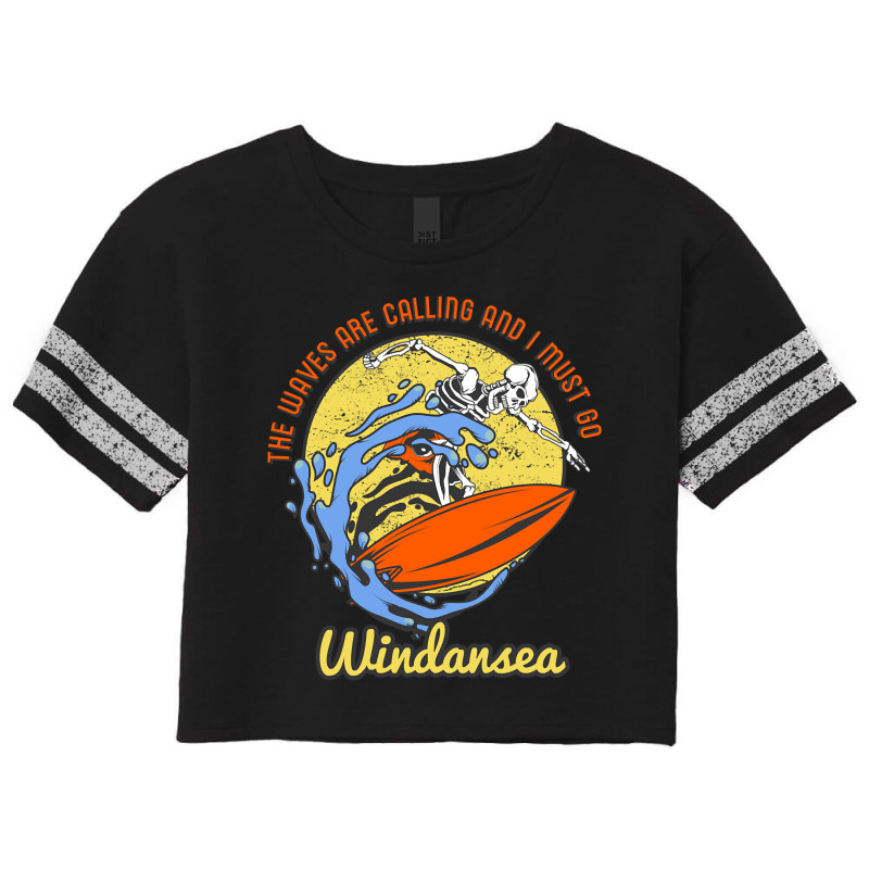 Windansea Skeleton Surfer Scorecard Crop Tee by Crowley Tidwell | Artistshot