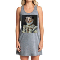 Australian Shepherd Dog Renaissance Pet Portrait Medieval Tank Dress | Artistshot