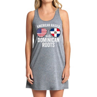 American Raised With Dominican Roots Dominican Republic Flag T Shirt Tank Dress | Artistshot