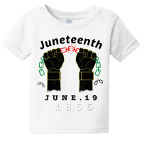 Juneteenth  Women Men Breaking Every Chain Since 1865 Music Vintage Baby Tee | Artistshot