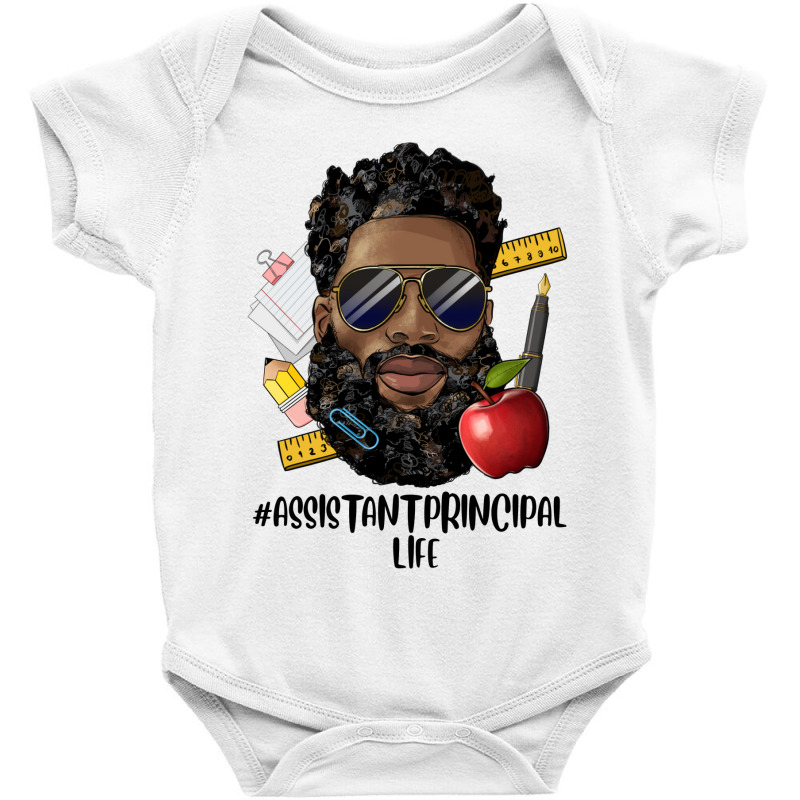 Black Man Assistant Principal Life Baby Bodysuit by HRA Design Shop | Artistshot