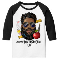 Black Man Assistant Principal Life Youth 3/4 Sleeve | Artistshot