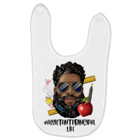 Black Man Assistant Principal Life Baby Bibs | Artistshot