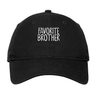 Favorite Brother Funny Novelty Adjustable Cap | Artistshot