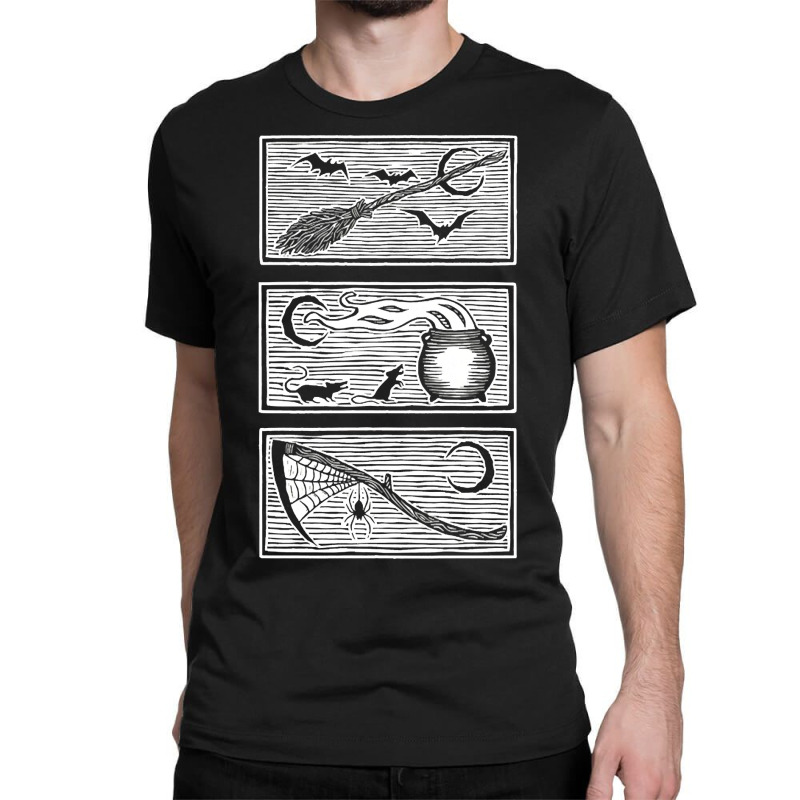 Witches Triptych Classic T-shirt by Crowley Tidwell | Artistshot