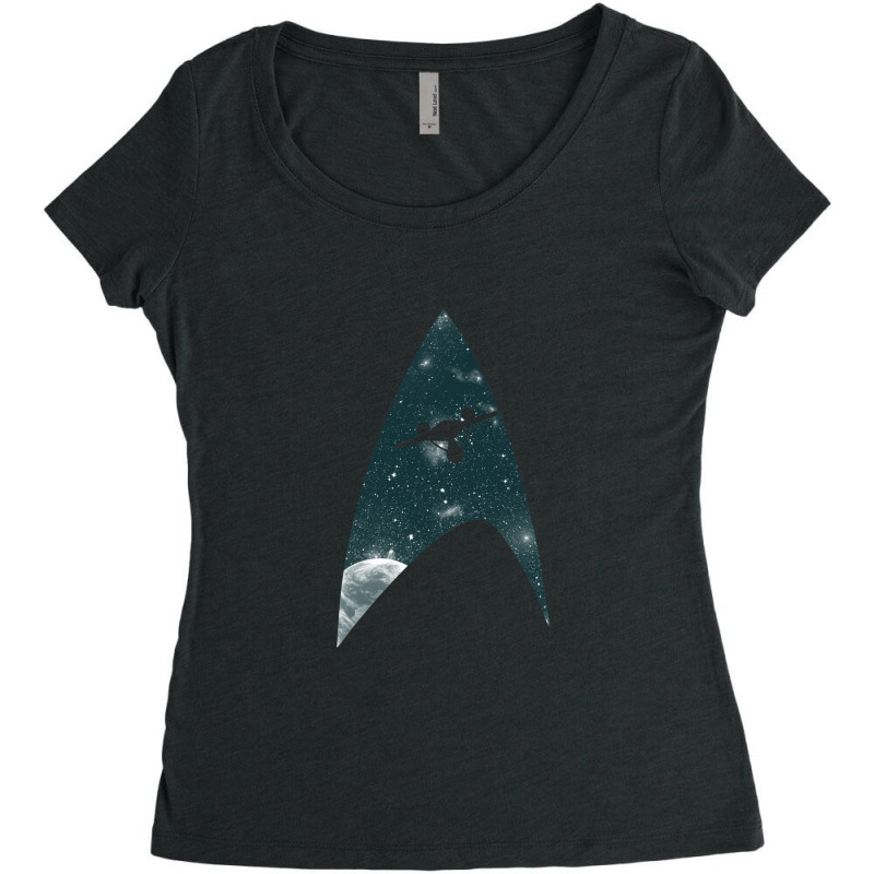 Space The Final Frontier 1.png Women's Triblend Scoop T-shirt by LawrenceKemp | Artistshot