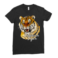 Siberian Tiger   Ferocious Tiger Roar Cat Owner T Shirt Ladies Fitted T-shirt | Artistshot