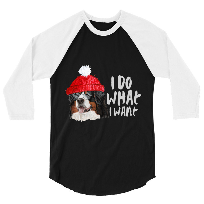 Bernese Mt. Dog Charismas Gift 20 3/4 Sleeve Shirt by HARRIETNELSON | Artistshot