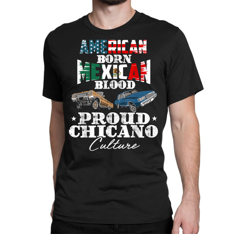 Lowrider Chicano Low Mexican American Latina Rider Cholo T Shirt Classic T-shirt by cm-arts | Artistshot