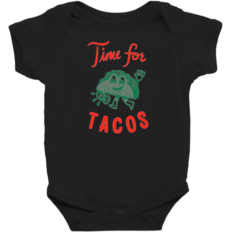 It's Always Time For Tacos Baby Bodysuit by cm-arts | Artistshot