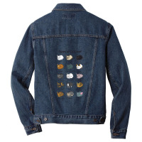 The Types Of Cat Loaf Men Denim Jacket | Artistshot