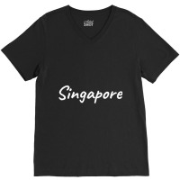 Singapore V-neck Tee | Artistshot