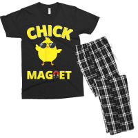 Chick Magnet Cute Funny Easter Chicken Sunglasses Men's T-shirt Pajama Set | Artistshot