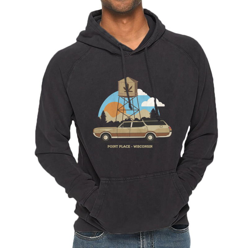 Vista Tower Vintage Hoodie by cm-arts | Artistshot