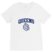 Queens  Primary V-neck Tee | Artistshot