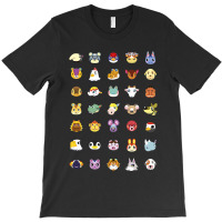 Animal Crossing New Horizons Group Shot Character Faces T-shirt | Artistshot