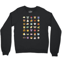 Animal Crossing New Horizons Group Shot Character Faces Crewneck Sweatshirt | Artistshot