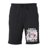 Best Truckin' Uncle Ever Usa Flag Fleece Short | Artistshot