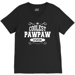 Coolest Pawpaw Ever V-Neck Tee | Artistshot