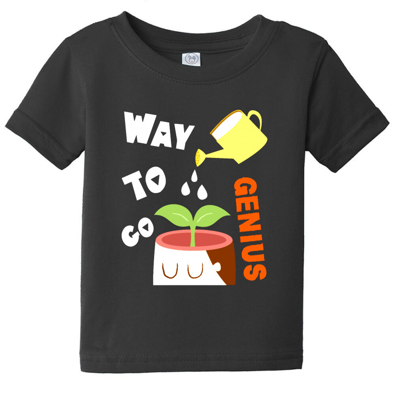 Way To Go Genius Baby Tee by Ande Ande Lumut | Artistshot