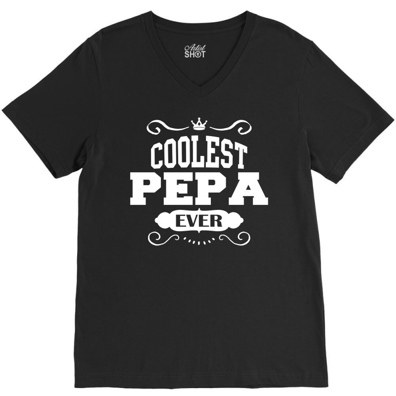 Coolest Pepa Ever V-neck Tee | Artistshot