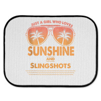 Just A Girl Who Loves Sunshine And Slingshots For Woman Tank Top Rear Car Mat | Artistshot