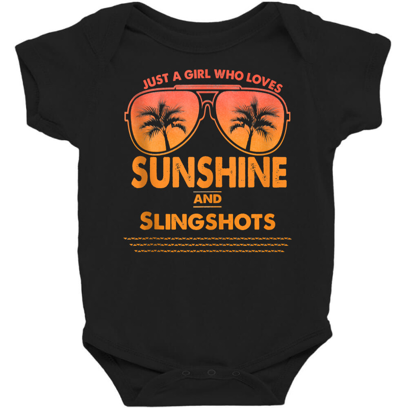 Just A Girl Who Loves Sunshine And Slingshots For Woman Tank Top Baby Bodysuit | Artistshot