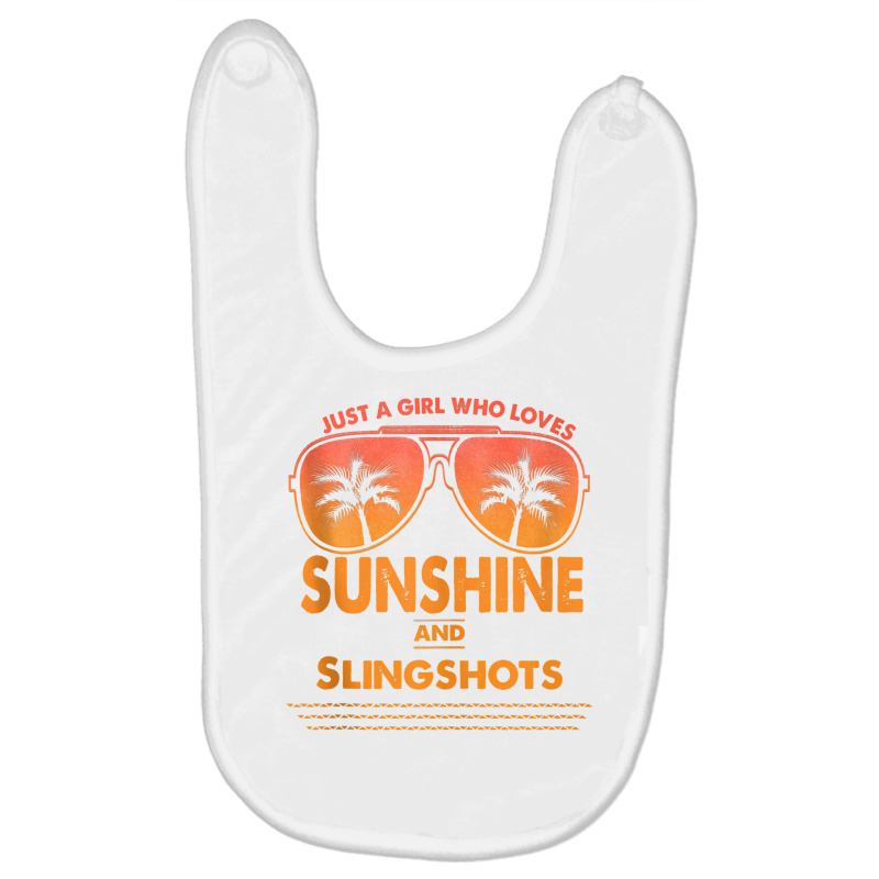 Just A Girl Who Loves Sunshine And Slingshots For Woman Tank Top Baby Bibs | Artistshot