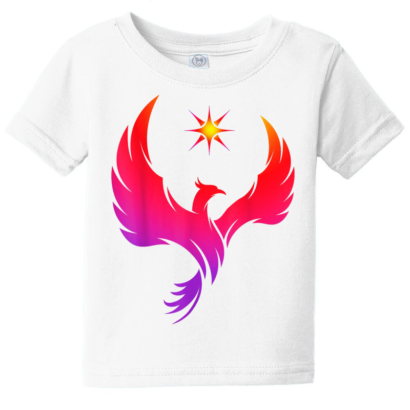 Phoenix Bird Mystical Creature Mythology Sunset Colors T Shirt Baby Tee by cm-arts | Artistshot