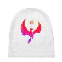 Phoenix Bird Mystical Creature Mythology Sunset Colors T Shirt Baby Beanies | Artistshot