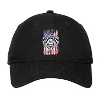 Patriotic Dirt Track, Motocross Stock Car Racing Adjustable Cap | Artistshot