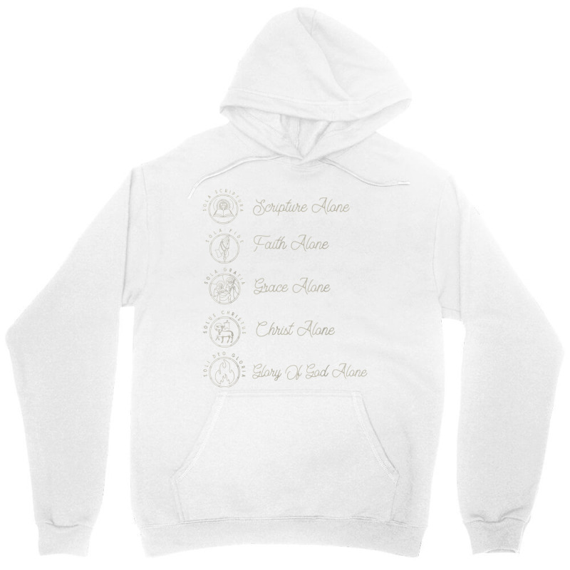 Sola Scriptura   Protestant   Christian Reformation 5 Solas T Shirt Unisex Hoodie | Artistshot