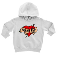 Amor Fati   Classic Nietzsche Tattoo Heart Design Premium T Shirt Toddler Hoodie | Artistshot