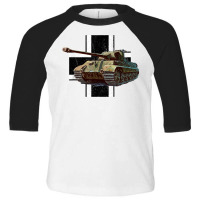 Tiger Ii German Heavy Tank Ww2 Panzer Armored T Shirt Toddler 3/4 Sleeve Tee | Artistshot