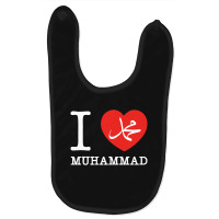 I Love Muhammad Design Baby Bibs | Artistshot