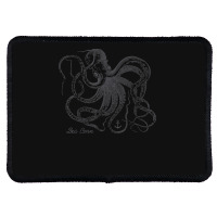 Vintage Black Octopus Marine Biologist Ocean Sea Life 5 Rectangle Patch | Artistshot