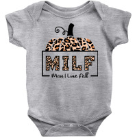 Milf Man I Love Fall Funny Woman Autumn Seasons Lover Sweatshirt Baby Bodysuit | Artistshot