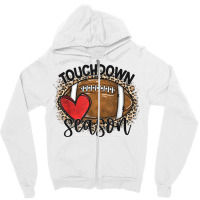 Touchdown Season Football Back To School For Boy Love Footba T Shirt Zipper Hoodie | Artistshot