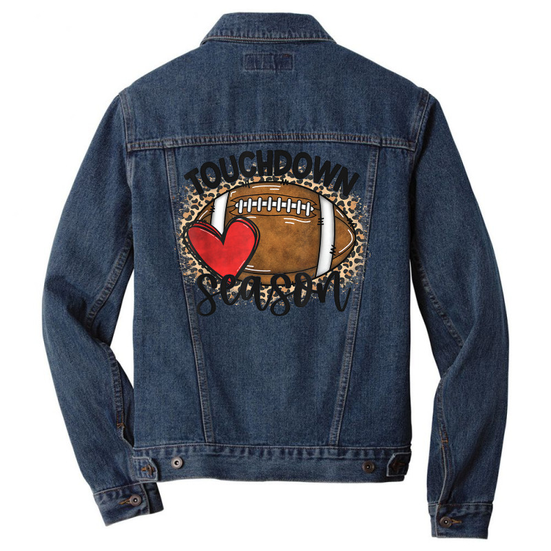 Touchdown Season Football Back To School For Boy Love Footba T Shirt Men Denim Jacket by cm-arts | Artistshot