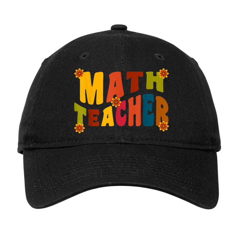 Mathematics Equation Back To School Retro Math Teacher's Day Adjustable Cap by Fashonus | Artistshot