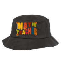 Mathematics Equation Back To School Retro Math Teacher's Day Bucket Hat | Artistshot