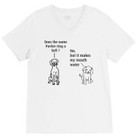 Does The Name Pavlov Ring A Bell T Shirt V-neck Tee | Artistshot